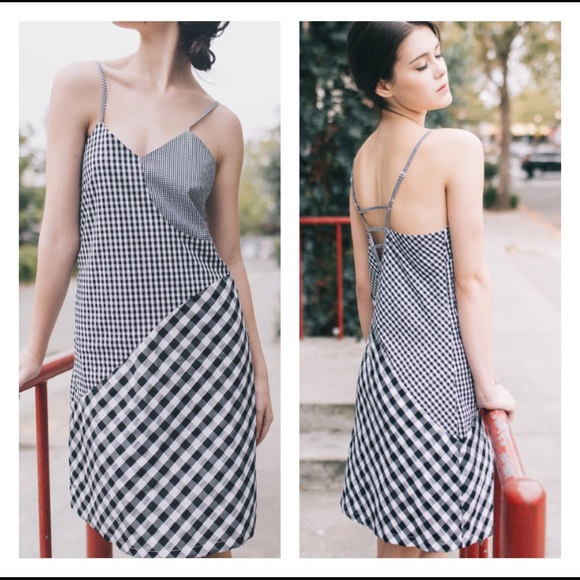 Bellenista Dresses & Skirts - NWT Bellenista Checkered Slip Dress